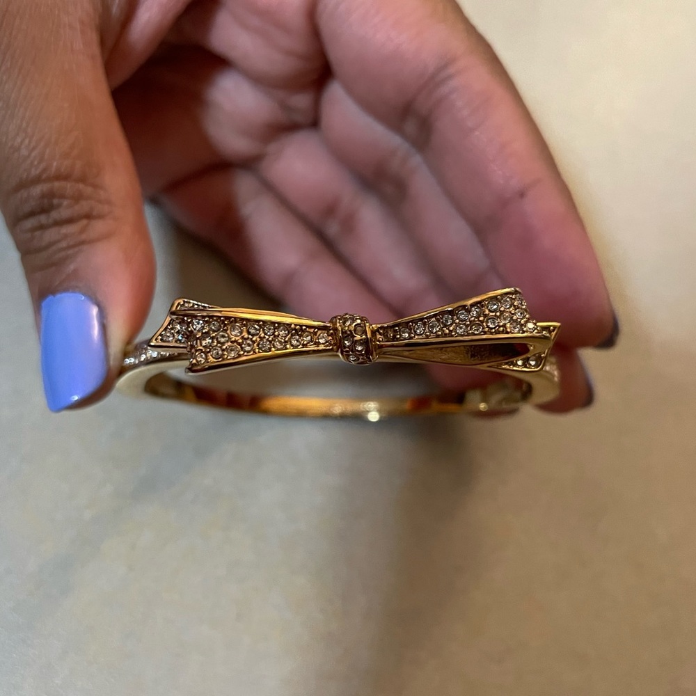 Kate Spade Rose Gold Bow Bangle